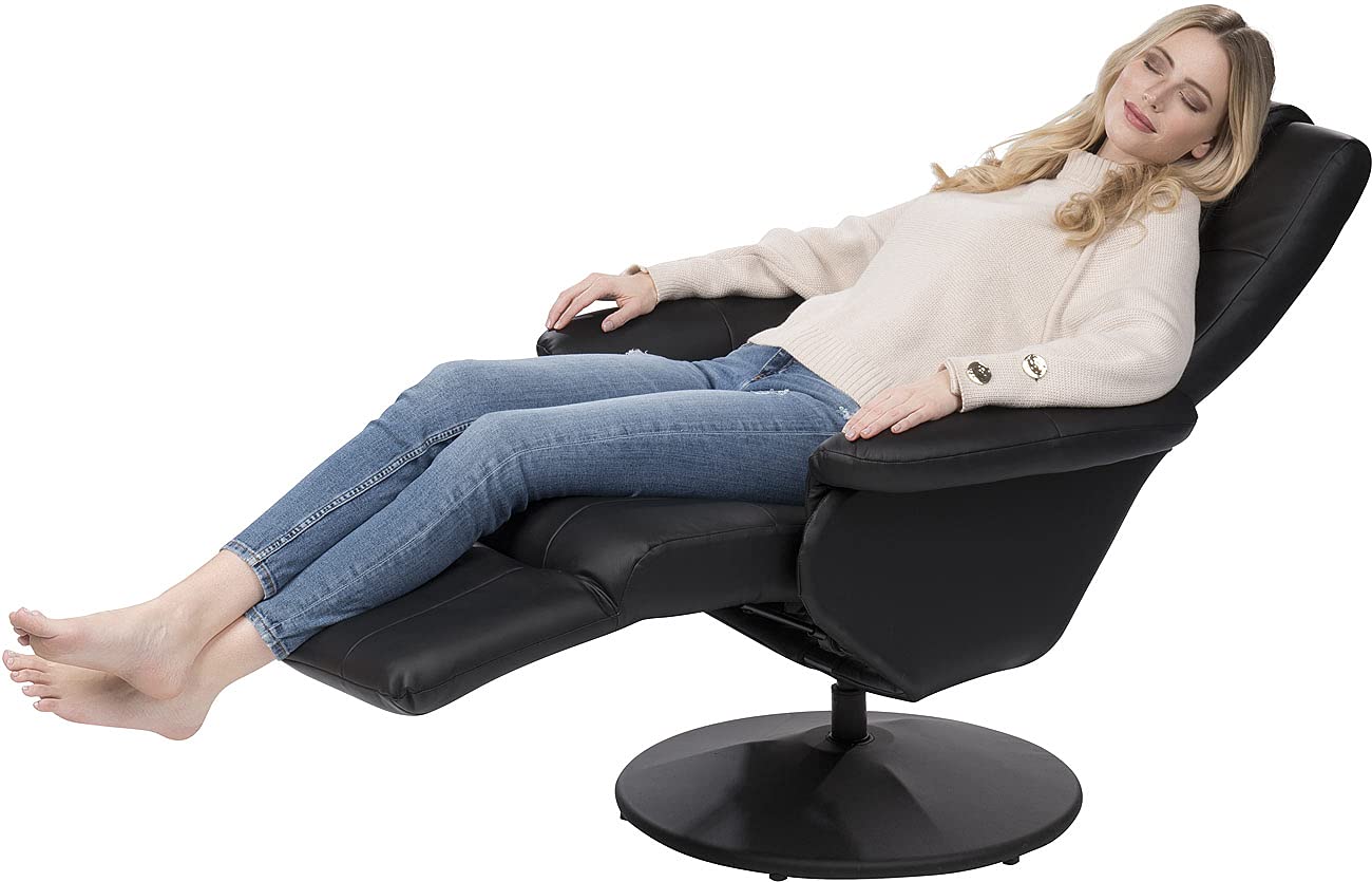Newgen Medicals Massagesessel – Vibrationsmassage mit Heizfunktion, inkl. Fußteil & Kopfstütze, komfortabler Wärmesessel