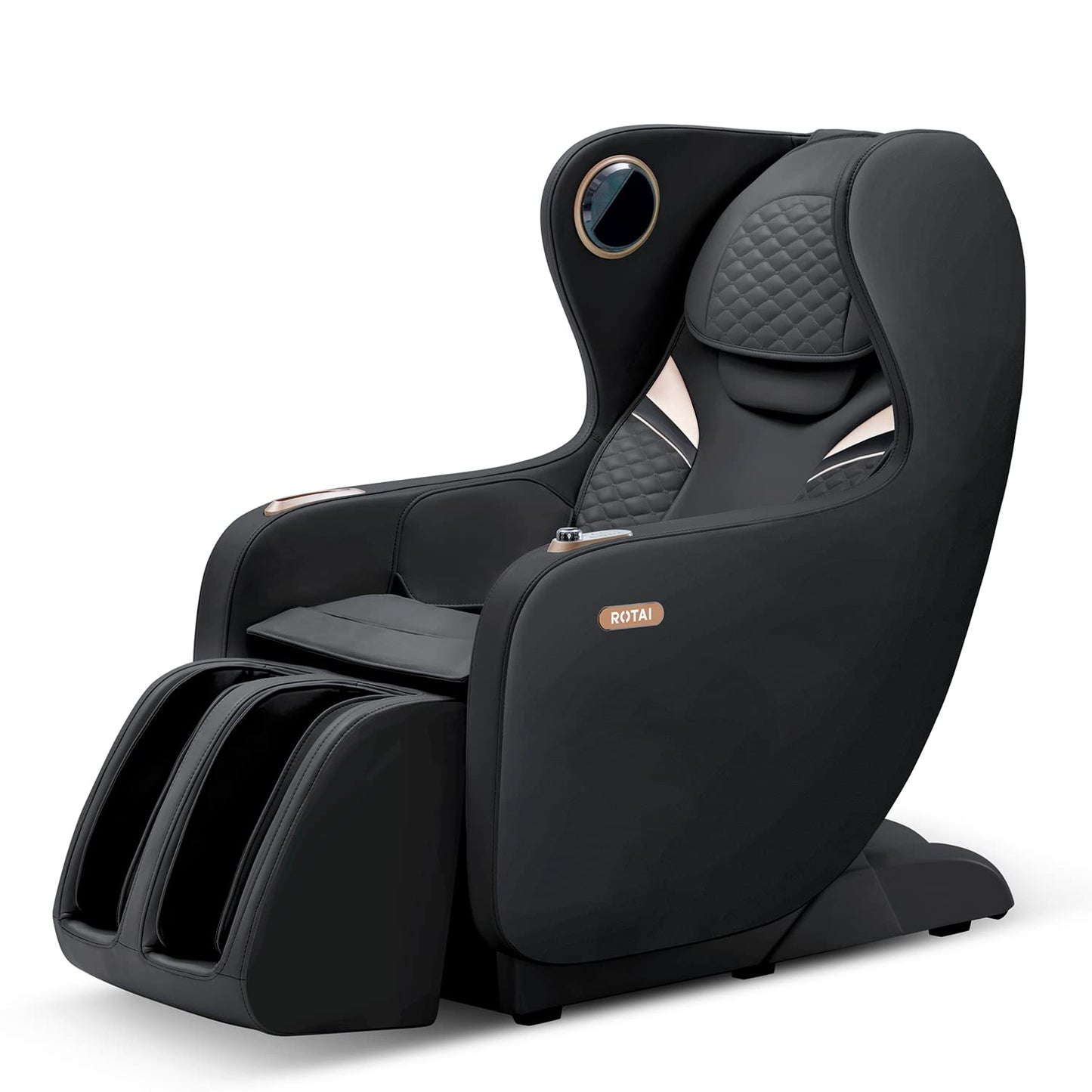 Rotai 3D Massagesessel – Kompakter SL-Schienen Massagestuhl mit Automatikprogrammen, USB & Bluetooth, Elektrischer Relax- & Fernsehsessel