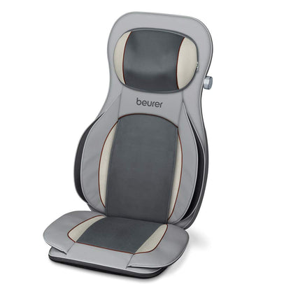 Beurer MG 320 Shiatsu Massageauflage & FM 60 Fußmassagegerät – Für Rücken, Nacken, Beine, mit Luftkompression, Licht, Wärme & 18 Massageköpfen