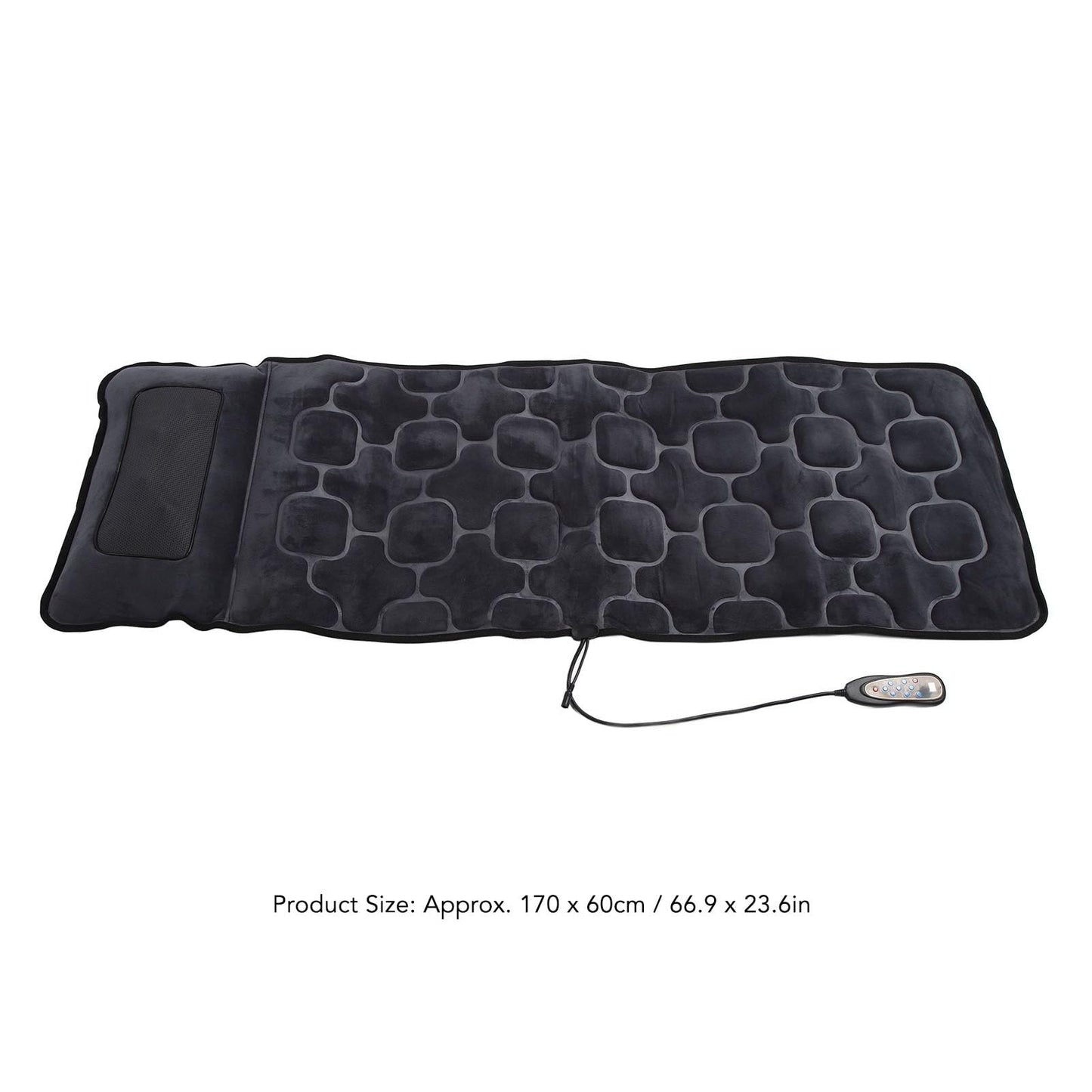 Fabater Ganzkörper-Massagematte – 10 Vibrationsmotoren, 9 Modi, mit Wärme, für Nacken, Rücken, Beine – ideales Geschenk für Mama & Papa
