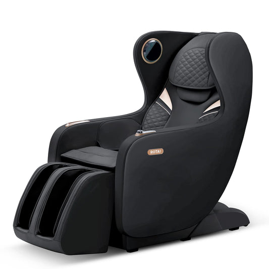 Rotai 3D Massagesessel – Kompakter SL-Schienen Massagestuhl mit Automatikprogrammen, USB & Bluetooth, Elektrischer Relax- & Fernsehsessel