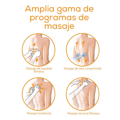Beurer MG 320 Shiatsu Massageauflage & FM 60 Fußmassagegerät – Für Rücken, Nacken, Beine, mit Luftkompression, Licht, Wärme & 18 Massageköpfen