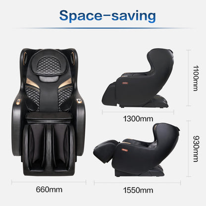 Rotai 3D Massagesessel – Kompakter SL-Schienen Massagestuhl mit Automatikprogrammen, USB & Bluetooth, Elektrischer Relax- & Fernsehsessel