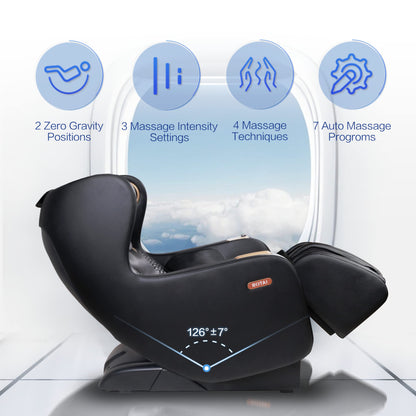Rotai 3D Massagesessel – Kompakter SL-Schienen Massagestuhl mit Automatikprogrammen, USB & Bluetooth, Elektrischer Relax- & Fernsehsessel