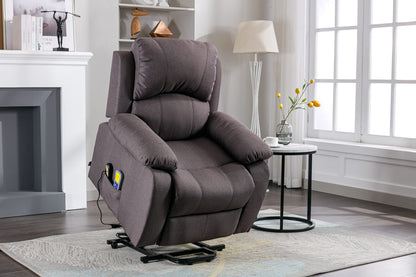 ASTAN HOGAR AH-AR30920MR Relaxsessel – Elektrisch, mit Massage-, Liege- & Selbsthilfefunktion, therapeutisch, Braun