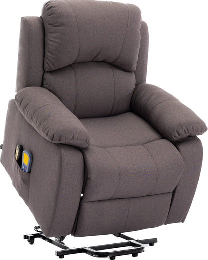 ASTAN HOGAR AH-AR30920MR Relaxsessel – Elektrisch, mit Massage-, Liege- & Selbsthilfefunktion, therapeutisch, Braun